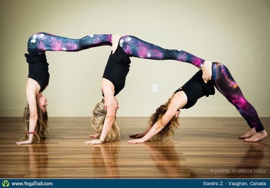 3 Person Yoga Poses