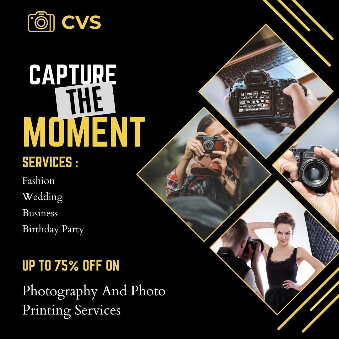 Up To 75% OFF Online Digital Photo Printing Enjoy savings of up to 75% on online digital photo printing with same-day store pickup at CVS Photo. Preserve your memories affordably and conveniently. Limited time offer!