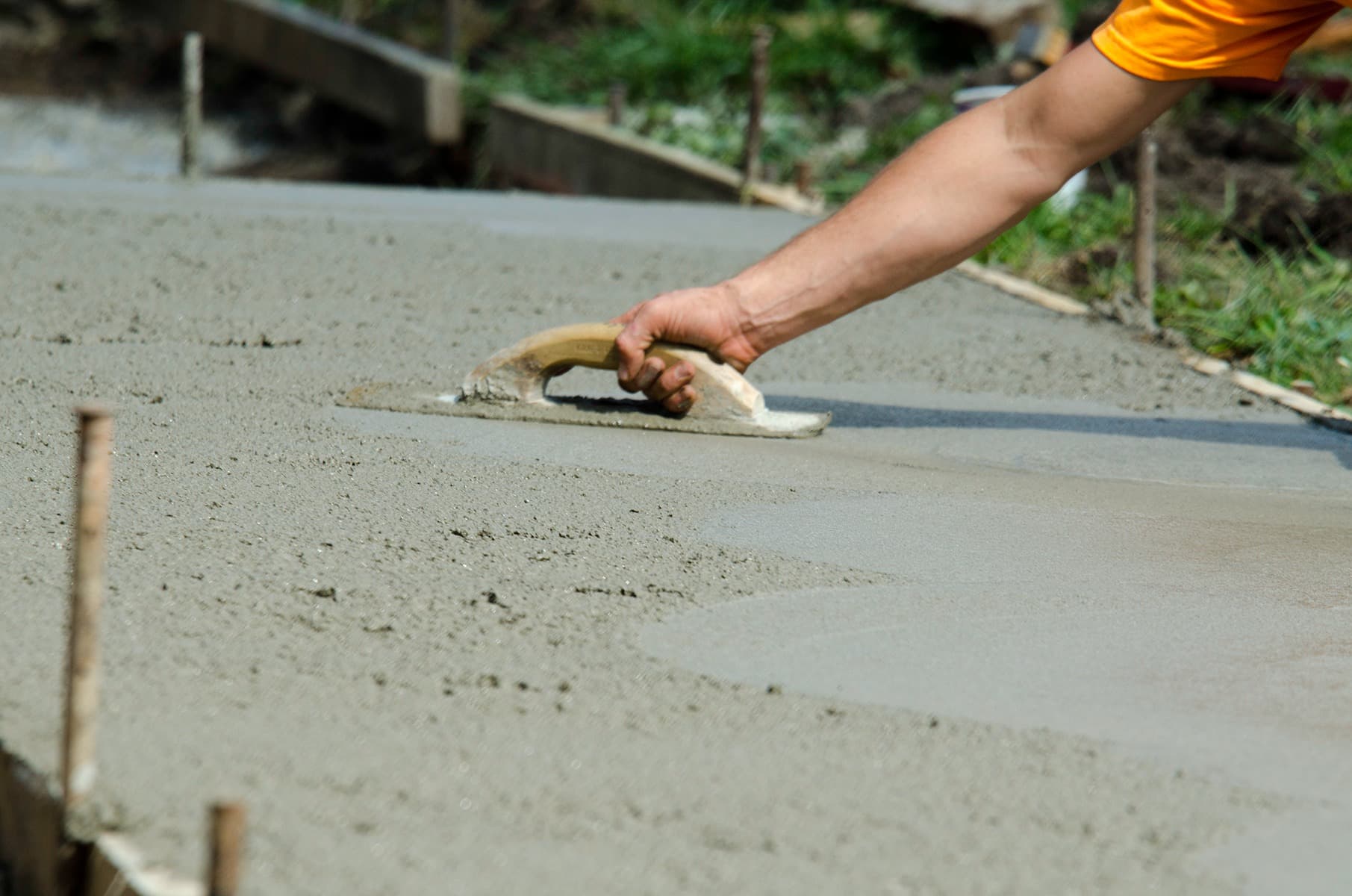 Concrete sidewalk repair