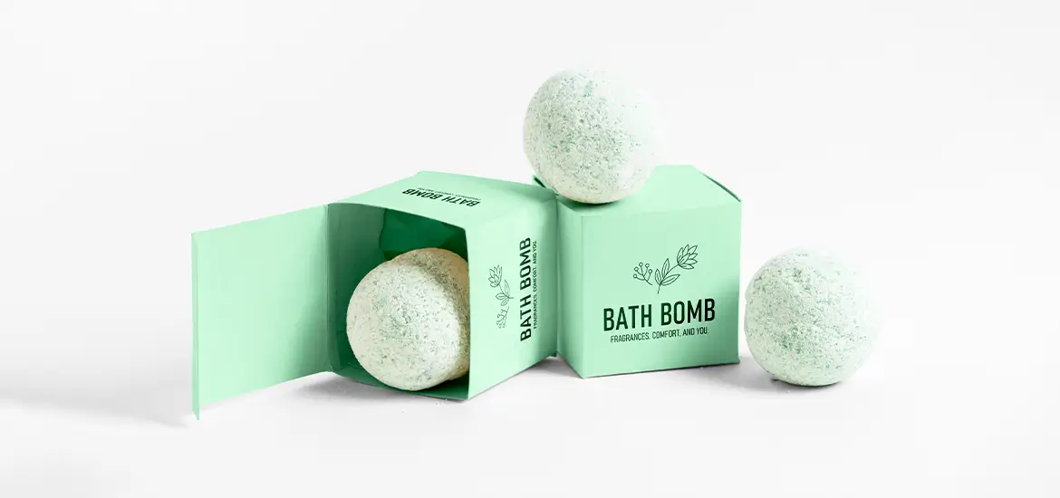 eco friendly bath bomb packaging