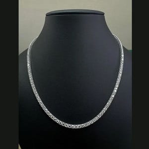 17.22-Ct-Labgrown-Diamond-Tennis-Chain-14k-White-Gold-17.5-Inches