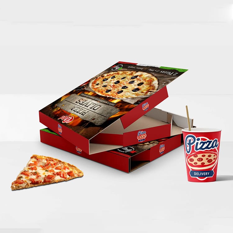 Custom pizza boxes with logo