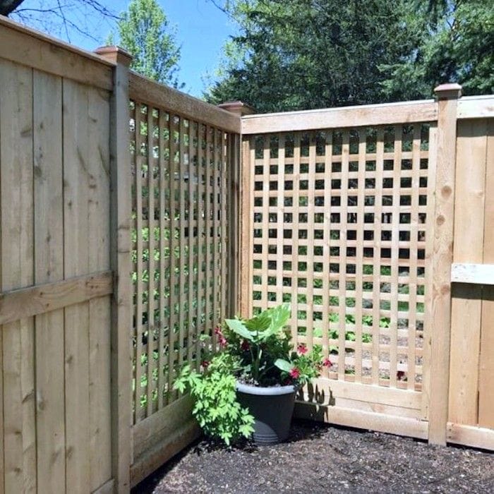 Cedar Fence Installation