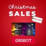 OBSBOT Tiny 2 Streaming Combo showcasing AI features and gesture control for seamless streaming and video calls