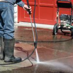 Pressure washing