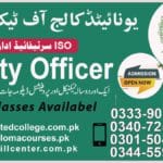 Safety Officer Course in Rawalpindi