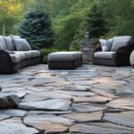 flagstone patio