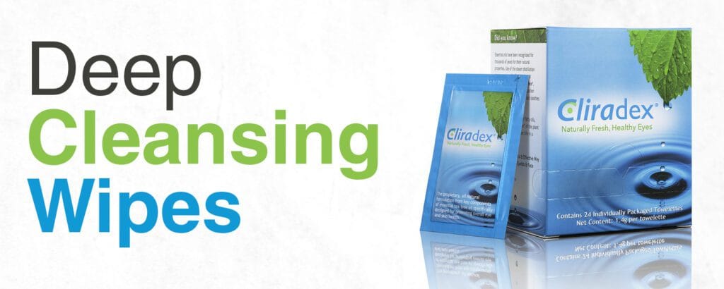 Eyelash dandruff treatment with Cliradex